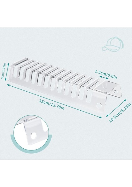 Beyzbol Kapağı Ekran Rafı Dayanıklı Açık Akrilik Şapka Tutucu Ev Dolap Depolama Organizatör Şapka Ekran Standı (Yurt Dışından) indirimleri