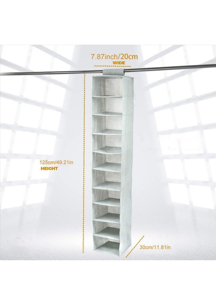 Şapka Rafı 10 Raf Asma Dolap Şapka Organizatörü Şapka Depolama Için - Kapaklarınızı Koruyun ve Onları Durumda Tutun 5 Paket (Yurt Dışından) fırsatları