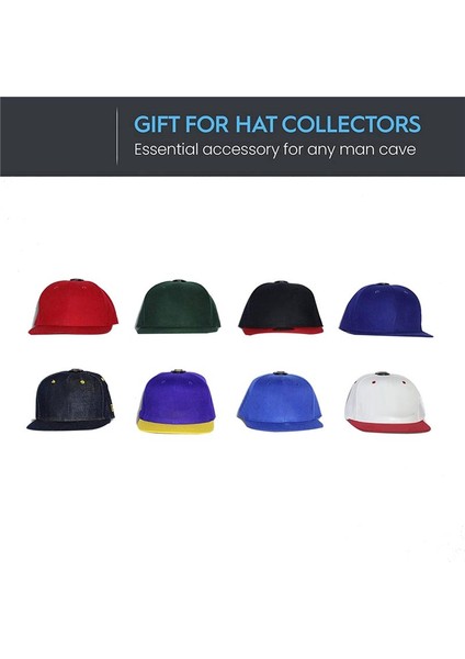 Beyzbol Şapkası Için Duvar Şapkası Rafı Için 8 Adet Şapka Kancaları Duvar Siyahı Için Şapka Şapka Askıları (Yurt Dışından) modelleri