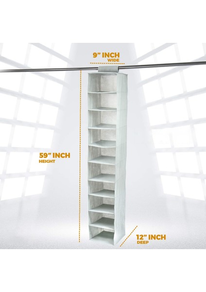 2x Şapka Rafı 10 Raf Asma Dolap Şapkası Organizatörü Şapka Depolama - Kapaklarınızı Koruyun ve Onları Durumda Tutun (Yurt Dışından) fırsatları
