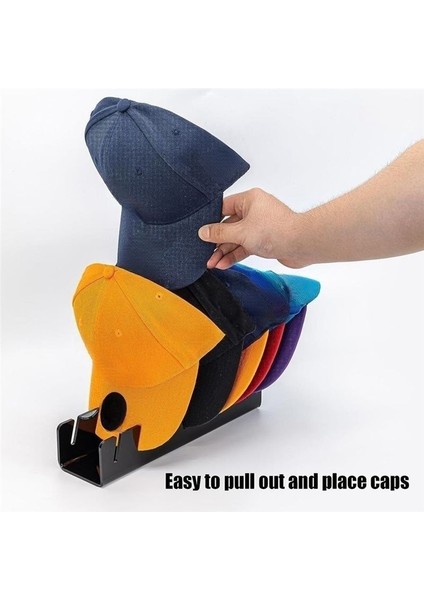 Şapka Ekran Düzenleyicisi Beyzbol Caps-2pcs Hat Rafları Için Beyzbol Caps-Acrililik Şapka Tutucu 14 Beyzbol Kapağı B Için (Yurt Dışından) modelleri