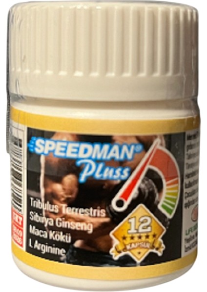 Speed Man Plus 12 Kapsül Tribulus Maca Takviye Edici Gıda