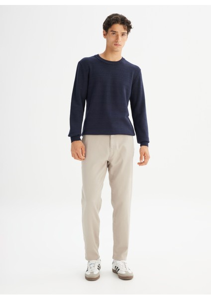 Bisiklet Yaka Regular Fit Lacivert Erkek Kazak L2520373410 Lacivert Kazak fiyatları