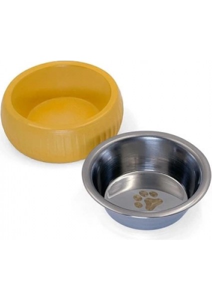 Mikopet Organik Seramik Mama Kabı Sarı