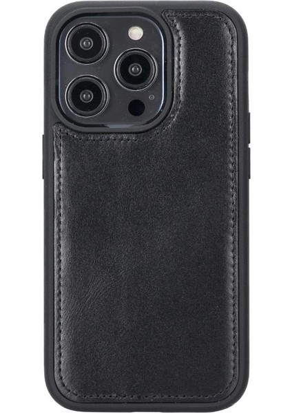 Apple iPhone 14 Pro Uyumlu Deri Cüzdanlı Kılıf Mwwn Rst1 Siyah modelleri