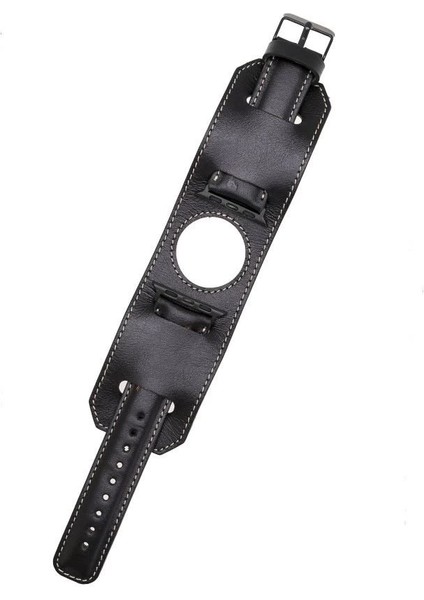Apple Watch Uyumlu Deri Kordon 42-44-45MM Cuff Rst1 modelleri