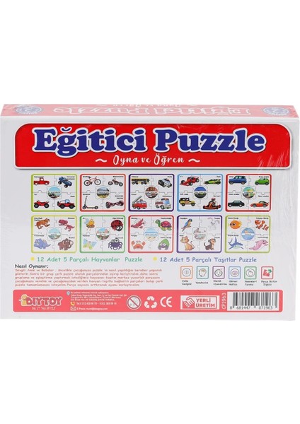 7196 Çark Puzzle Hayvanlar fiyatları