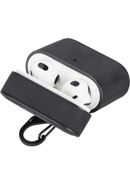 Casquet Apple Airpods 3.nesil Uyumlu Deri Kılıf G1 Siyah fiyatları