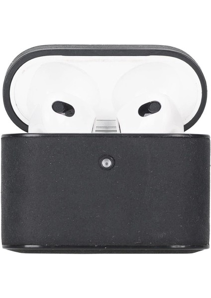 Casquet Apple Airpods 3.nesil Uyumlu Deri Kılıf G1 Siyah fırsatları