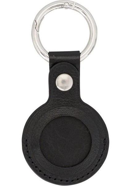 Apple Airtag Uyumlu Deri Anahtarlık, Rst1 Siyah modelleri