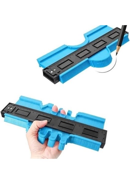 Kontur Ölçüm Cihazı Ahşap Fayans Şekillendirme Kalıbı 24 cm modelleri