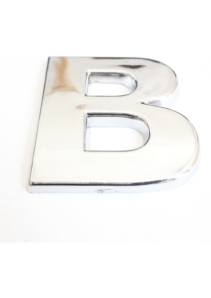 Cemax B Harfi 3,75 cm Krom Yapışkanlı