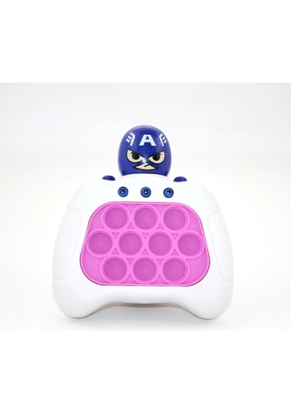 Işıklı Müzikli Pop-It Captain America Tasarımlı