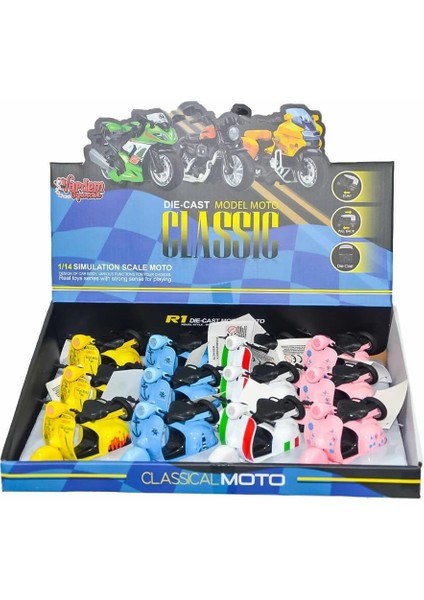 MY66-M2111 Çekbırak 1:14 Die Cast Clasic -Vrd