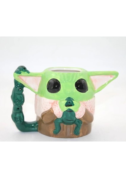 Porselen Baby Yoda Kupa Bardak