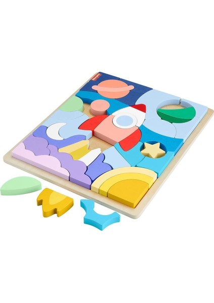 HXY42 Fisher-Price Ahşap Uzay Yapboz fiyatları