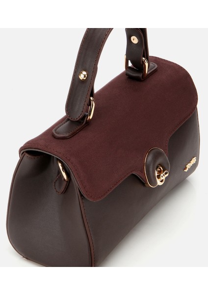 03CAH317140A480 KADIN Kahverengi Kilit Detaylı Omuz Çantası indirimleri