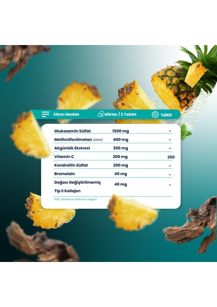 Glukozamin Tip II 60 Tablet modelleri