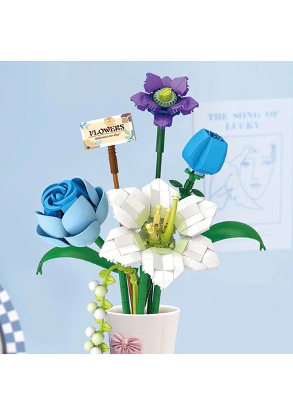 LZ4602 Loz Çiçek Blok Seti 488 Parça -Vagon Life - 1 Adet Stokta Olan Gönderilir fiyatları