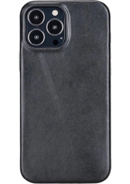 Apple iPhone 13 Pro Max Uyumlu Deri Arka Kapak Rock Rst1 Siyah indirimleri