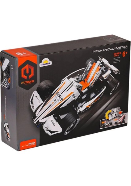 5815 Imm Yarış Aracı Blok Seti Beyaz 187 Parça