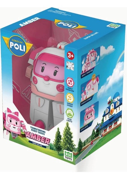 Robocar Poli Büyük Transforming Robot Amber modelleri