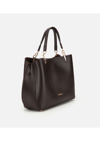 03CAH316700A480 KADIN Deri Kahverengi Fermuarlı Omuz Çantası fırsatları