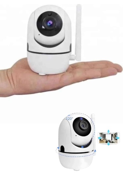 Kablosuz Wifi Destekli Akıllı Güvenlik Kamerası Hareket Sensörlü fırsatları