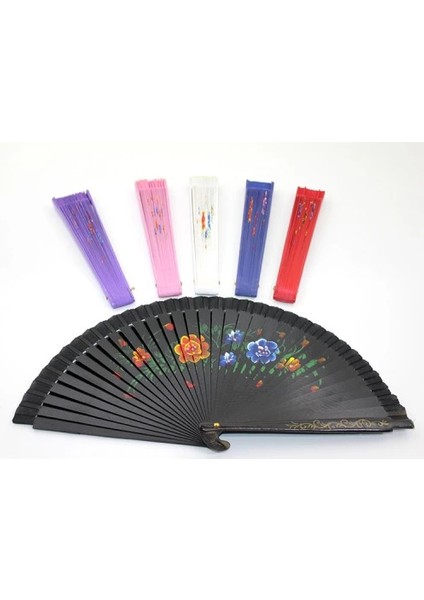 Ahşap Yelpaze Çift Taraflı