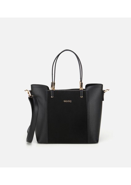 03CAH317130A100 KADIN Siyah Omuz Çantası