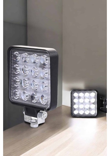 Tepe Lambası Çalışma Lambası Sis Lambası 16 LED Beyaz LED Işık fırsatları