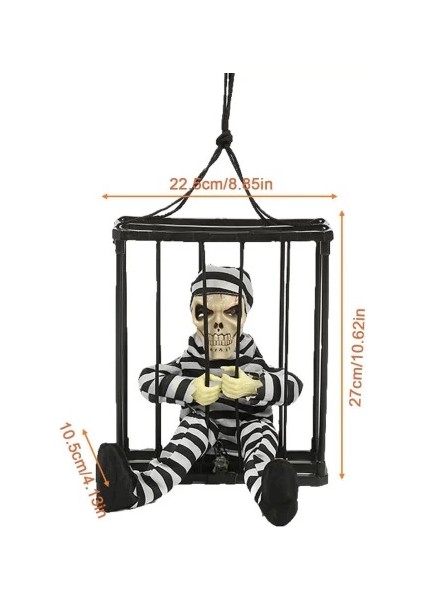 Mahkum Görünümlü Kuru Kafa Iskelet indirimleri