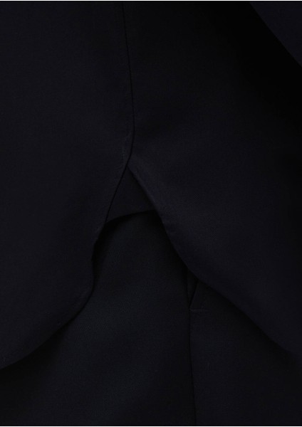 Siyah Regular Fit Ütü Istemeyen Dokuma Klasik %100 Pamuk Gömlek indirimleri