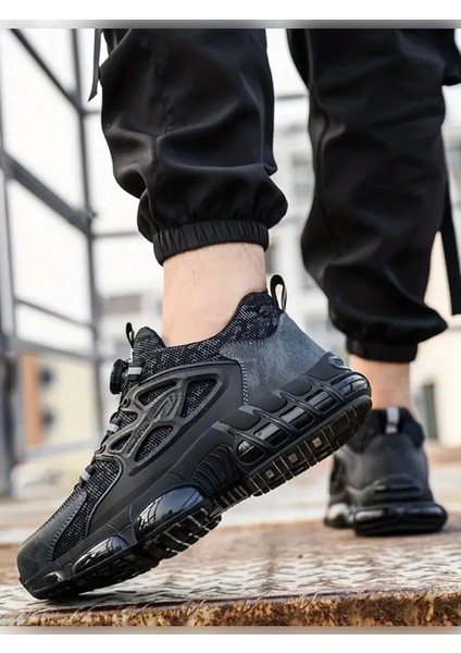 Otomatik Bağcıklı Burun Korumalı Iş Ayakkabısı Ortopedik Delinmeye Dirençli indirimleri