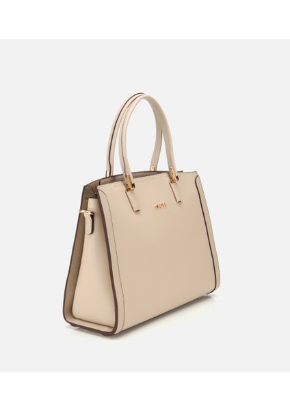 03CAH316300A450 KADIN Vizon Fermuarlı Omuz Çantası fırsatları