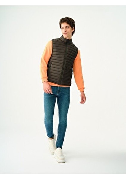 Erkek Yelek Khaki Renkli Konforlu ve Şık Tasarım Günlük Kullanım İçin indirimleri