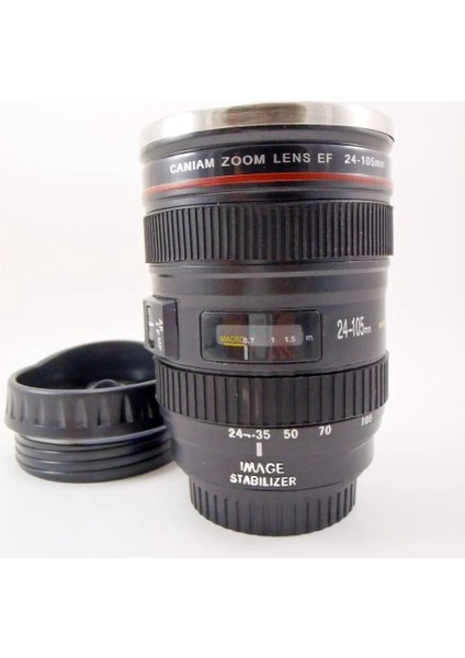 Objektif Görünümlü Termos Bardak