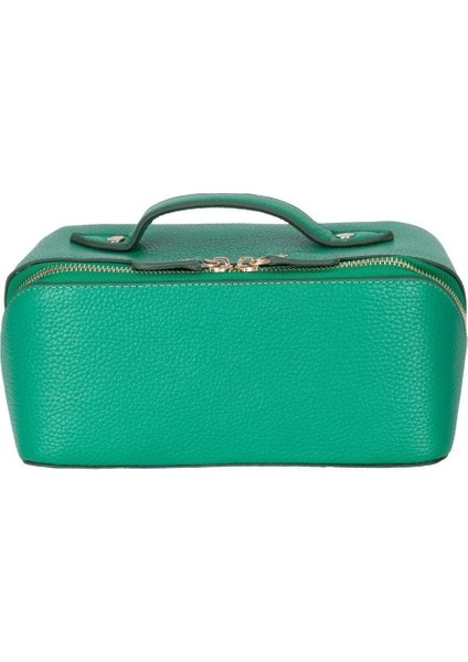 Ella Kadın Seyahat Kozmetik Bakım Makyaj Çantası Organizer Yeşil fırsatları
