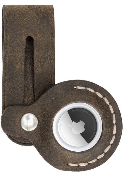 Apple Airtag Uyumlu Deri Anahtarlık Beta AA16 Kahve fiyatları