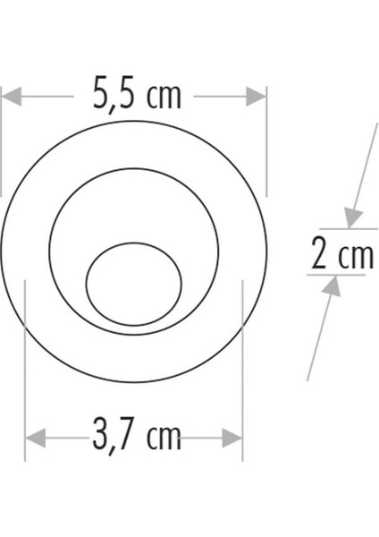 Cata Ct 5268 1.5W Satin Kasa LED Spot 3200K Gün Işığı fırsatları