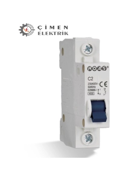 Noas YL04 6002 1X2A 4.5ka C Tipi Otomatik Sigorta fiyatları