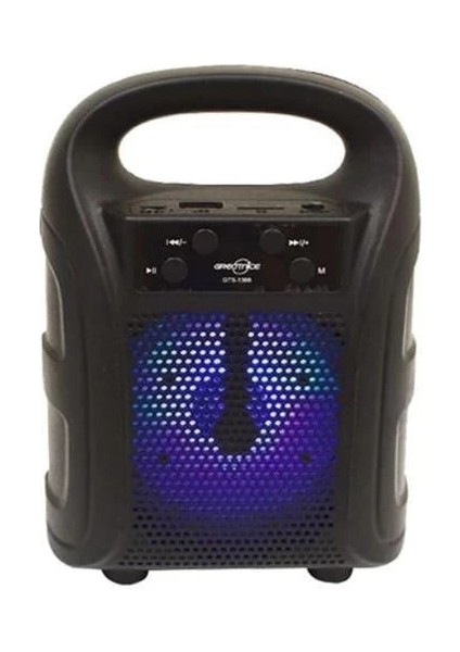 Tutmalı Mini Hoparlör Işıklı Taşınabilir Bluetooth Wireless Radyolu Sd Kart ve USB Girişli Hoparlör indirimleri