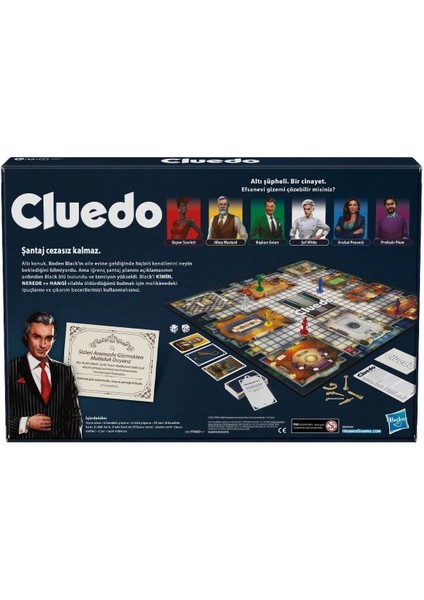 F6420 Hasbro Gaming - Cluedo +8 Yaş fırsatları
