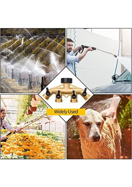 4 Yollu Hortum Ayırıcı Ağır Hizmet Tipi Pirinç Bahçe Hortumu 3/4 Inç Hortum Konnektörü Pirinç Bahçe Hortumu Manifoldu ve Fitting Için (Yurt Dışından) fiyatları