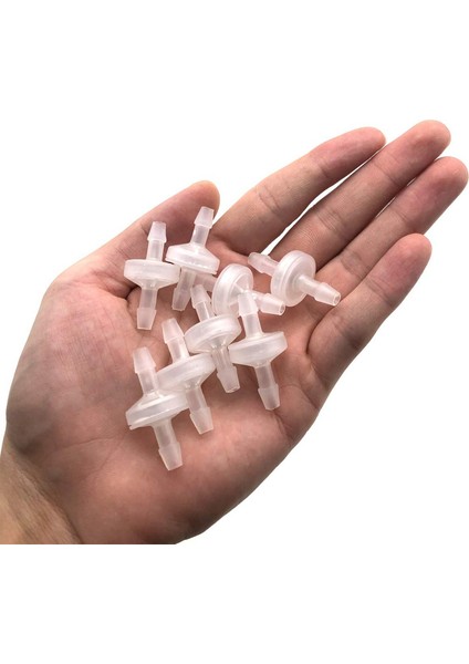 16 Pcs 1/4inch Çek Valfi 6mm Pvdf Tek Yönlü Valf Satır Içi Kontrol Valfı Yakıt Gazı Sıvı Havası Için Geri Dönüş Valfi (Yurt Dışından) fırsatları