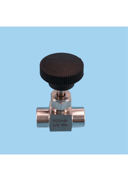 5x 1/4 Inç Bsp Eşit Dişi Iplik Ss 304 Paslanmaz Çelik Akış Kontrolü Kapatış Iğne Valfı (Yurt Dışından) indirimleri