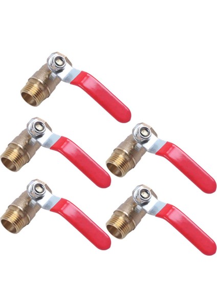 3x Erkek Ila Dişi M/f Iplik 1/2 Inç Tam Bağlantı Noktası Pirinç Su Bilyası Valfi (Yurt Dışından)