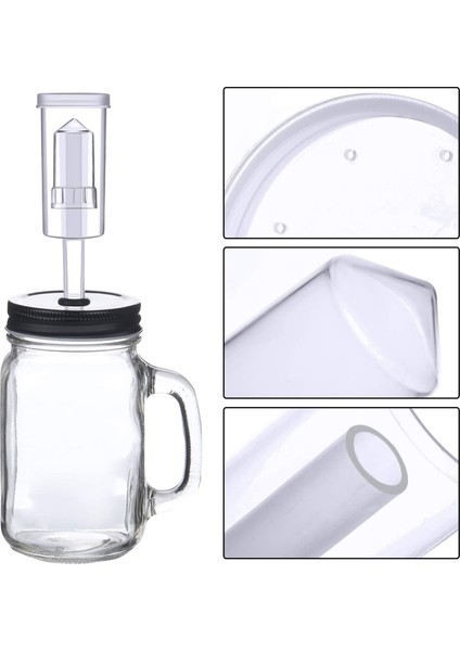 2x Fermantasyon Kapakları Kiti Bira ve Şarap Için Siyah Gromlar Havayolu Kabarcığı ile Fermantasyon Hava Kilitleri Için Havayolu Kilidi (Yurt Dışından) fiyatları