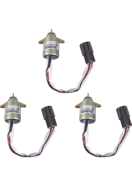 3x 12V Flameout Solenoid Valf 1503ES-12S5SUC12S 119233-77932 Kubota Yangma Için Uygundur (Yurt Dışından)