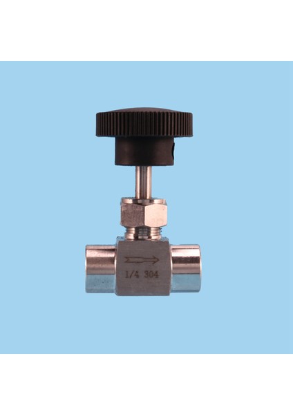 10X 1/4 Inç Bsp Eşit Dişi Iplik Ss 304 Paslanmaz Çelik Akış Kontrolü Kapatış Iğne Valfı (Yurt Dışından) fırsatları